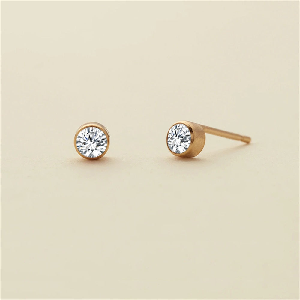 Birthstone Stud Earrings
