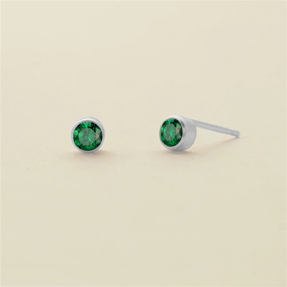 Birthstone Stud Earrings