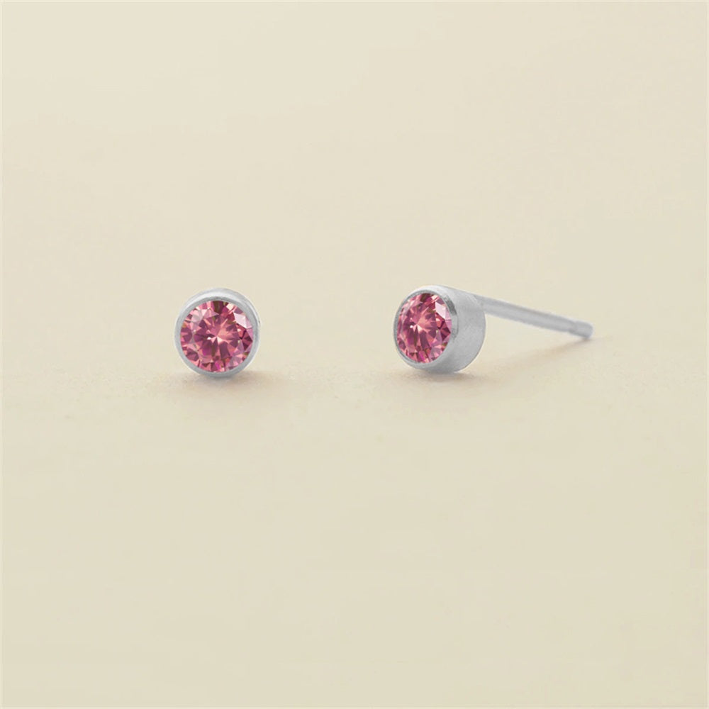 Birthstone Stud Earrings