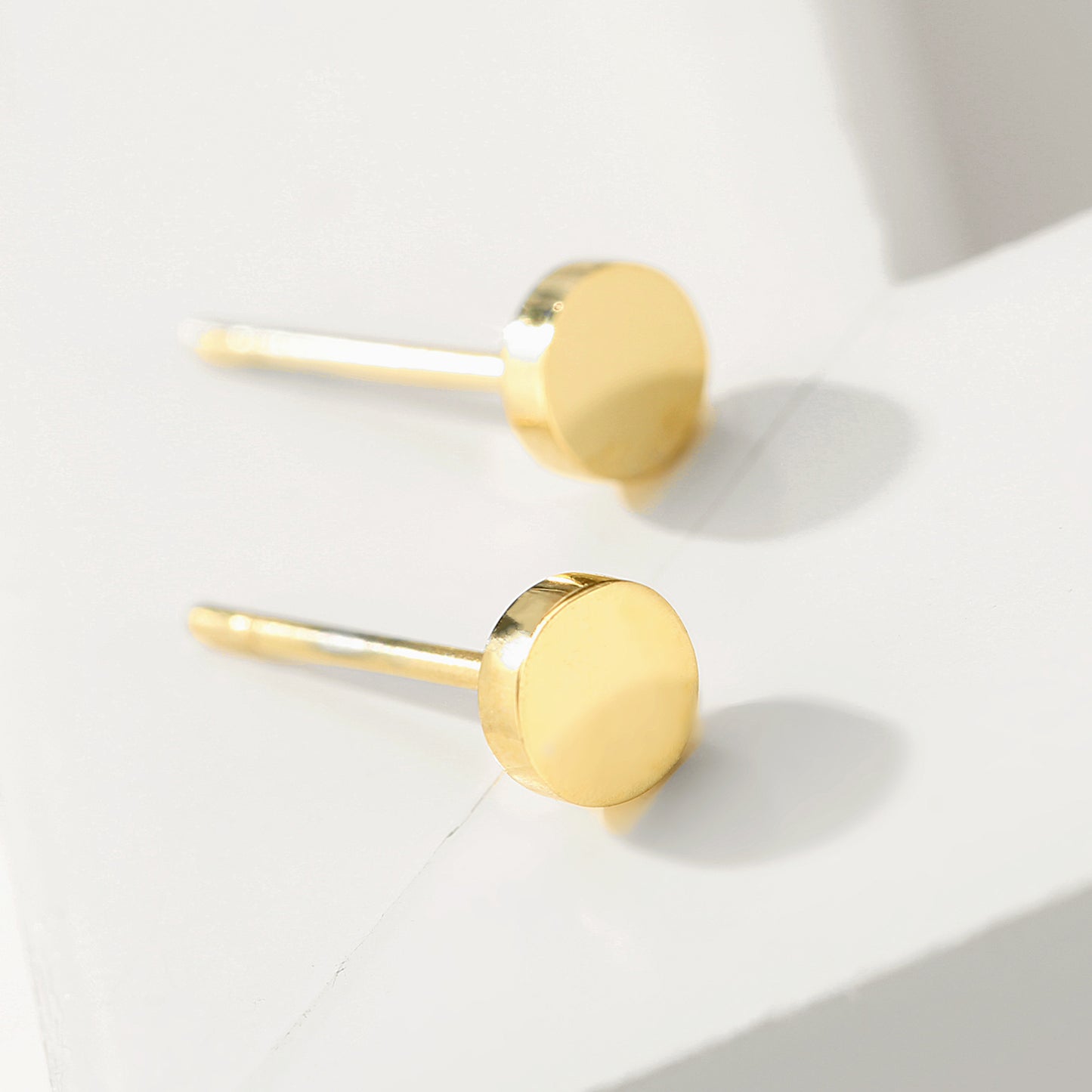 Circle Stud Earrings