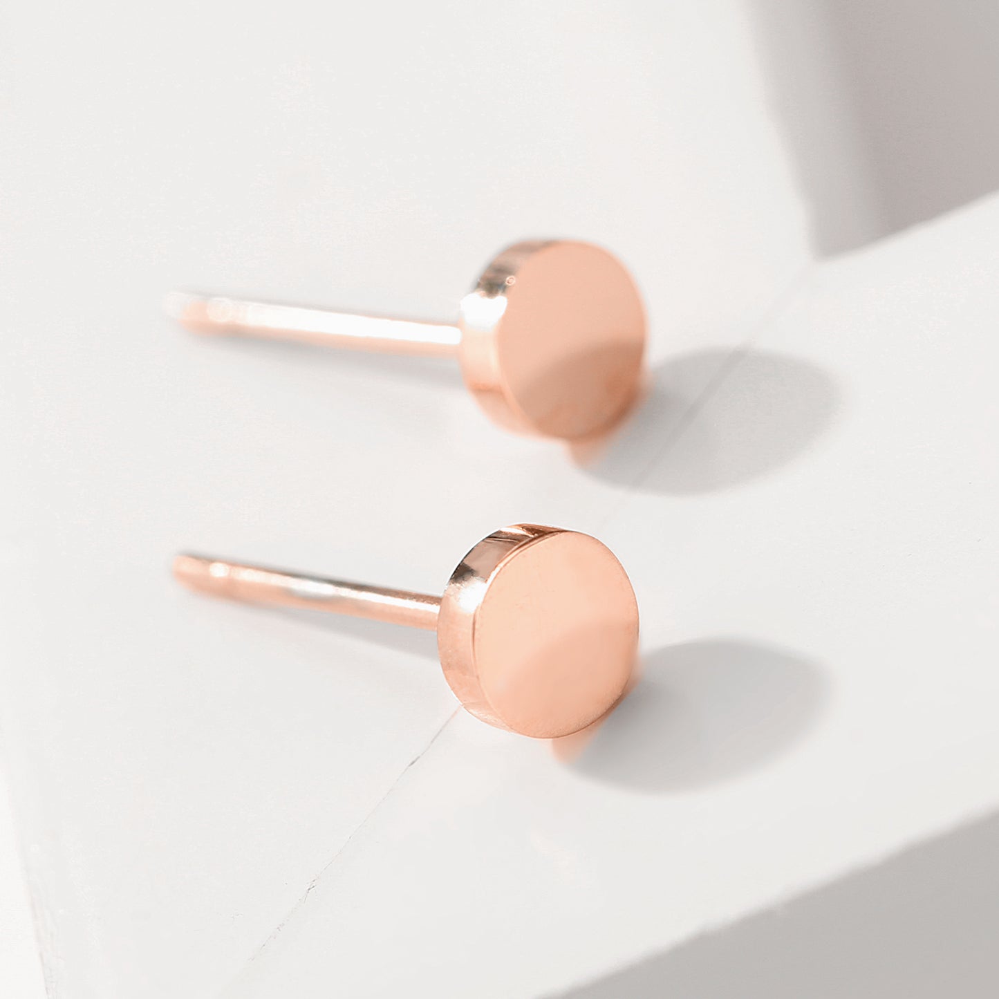 Circle Stud Earrings