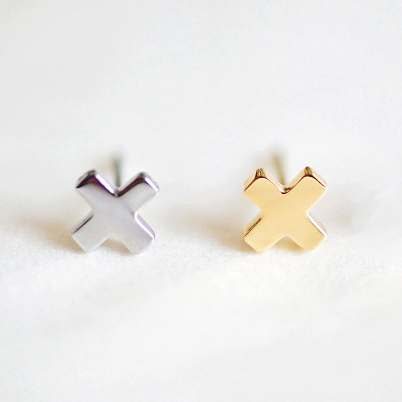 X Stud Earrings