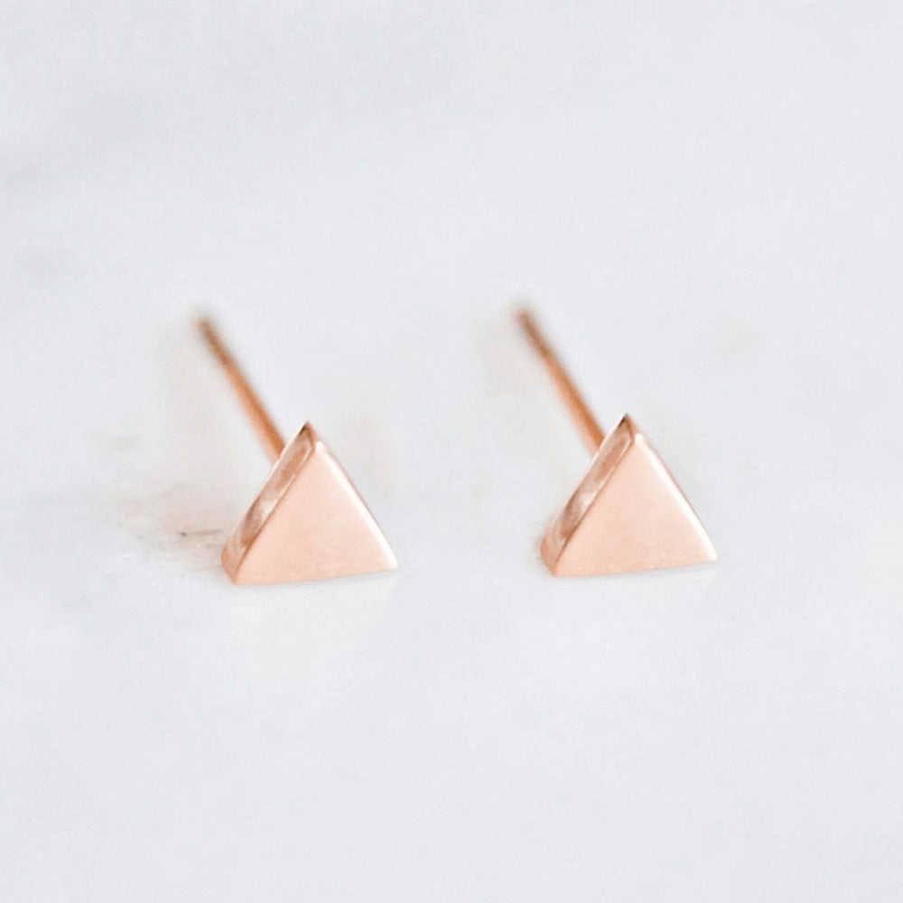 Triangle Stud Earrings