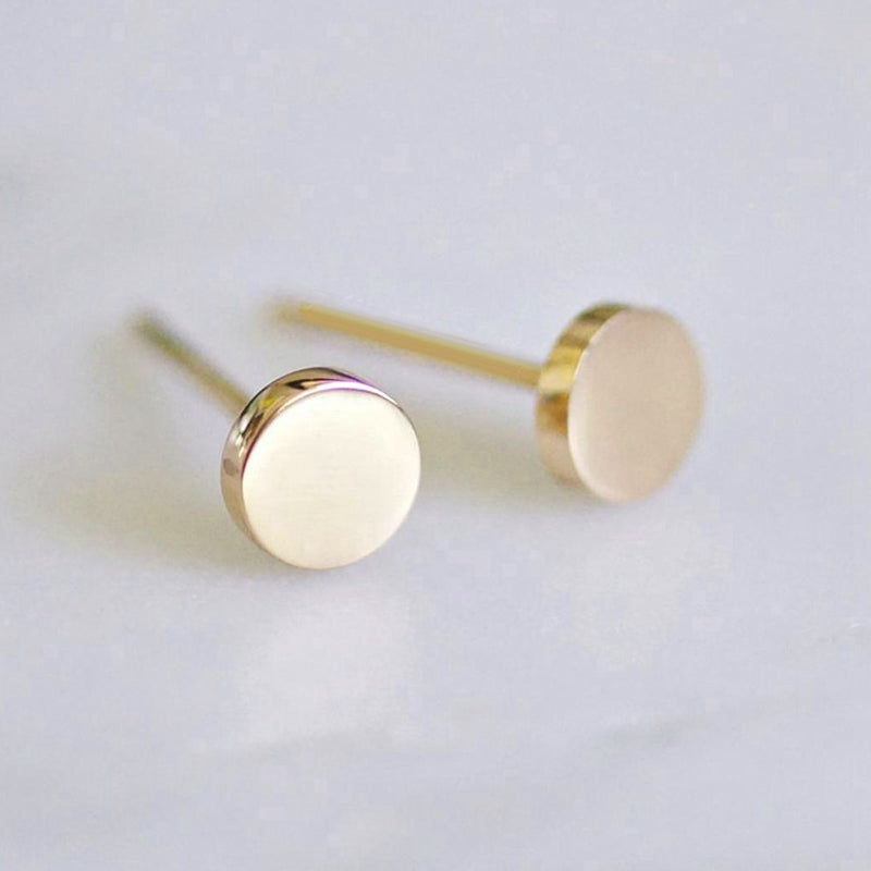 Circle Stud Earrings