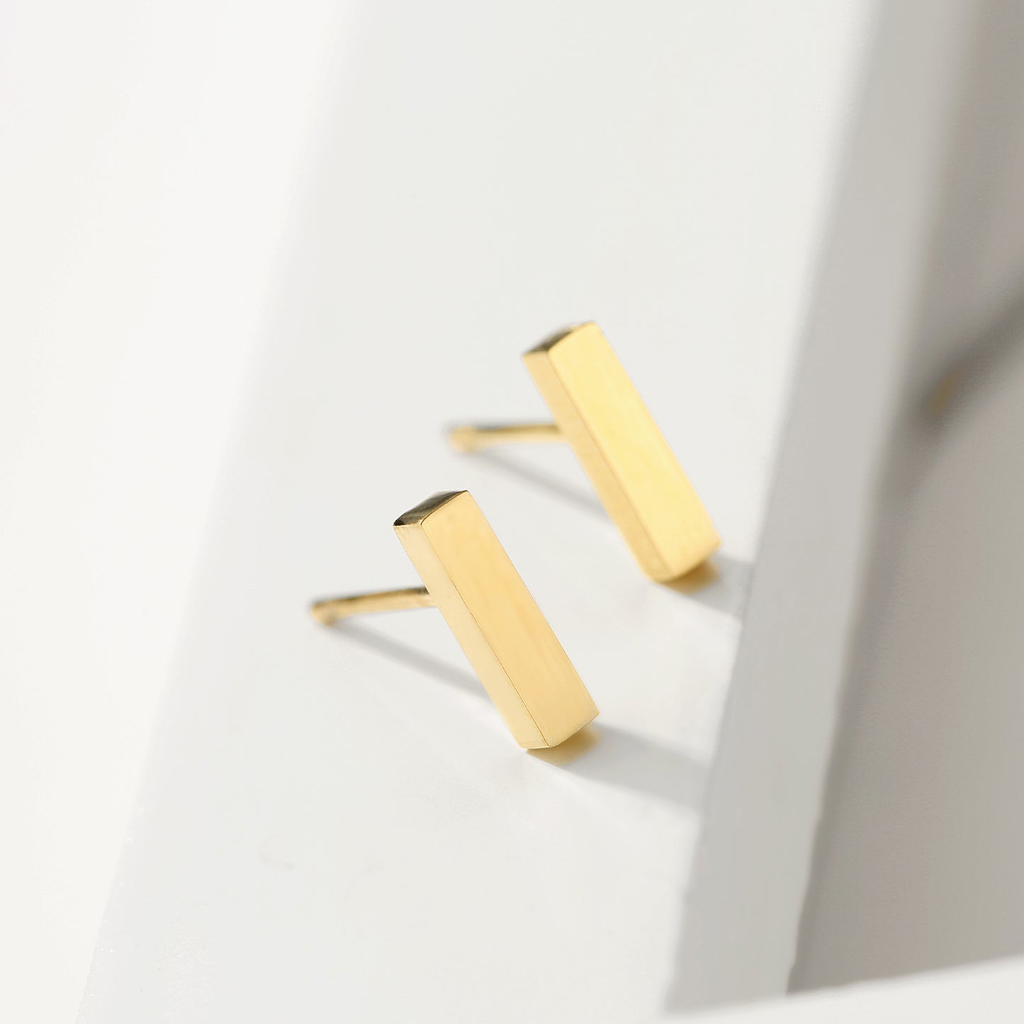 Luxe Bar Stud Earrings