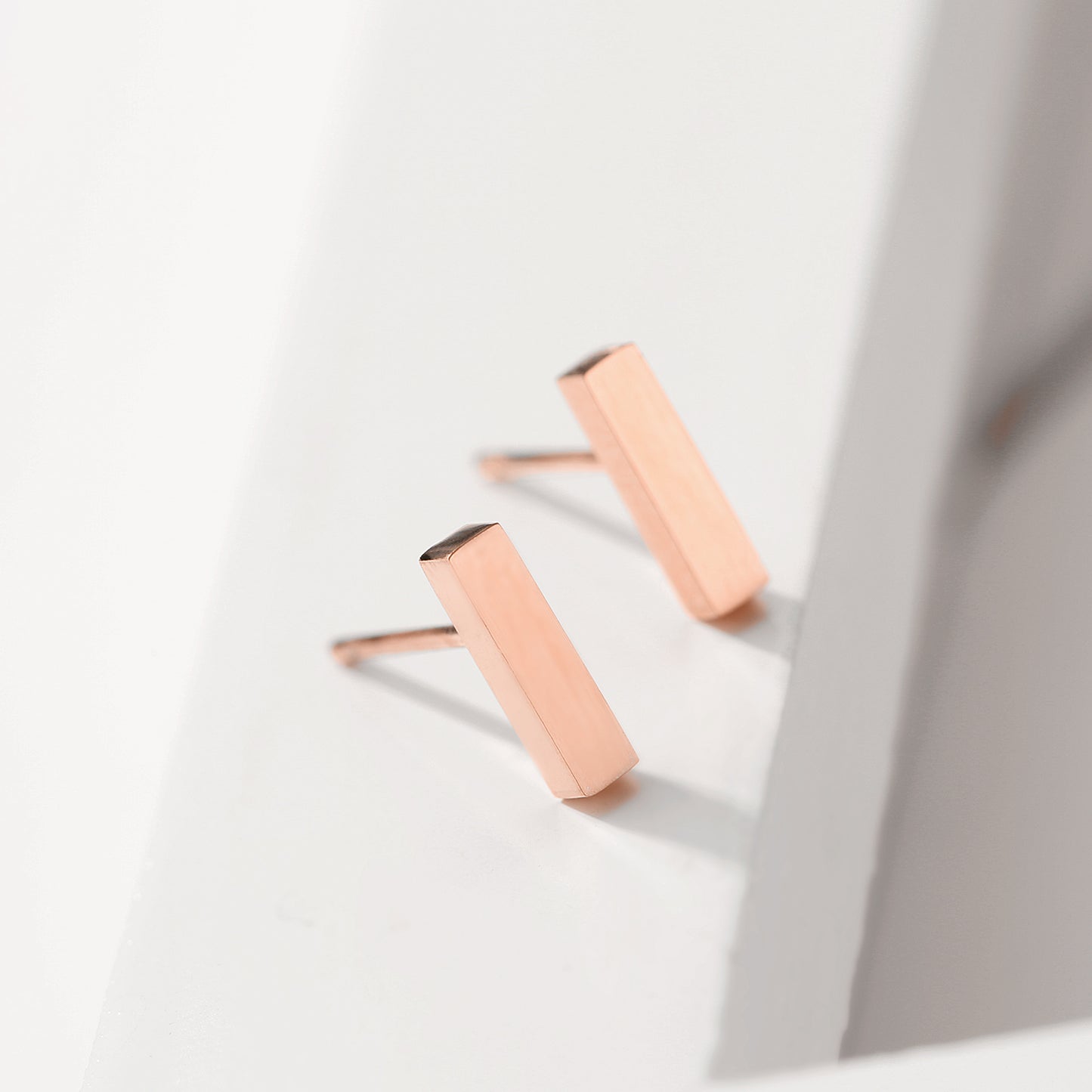 Luxe Bar Stud Earrings