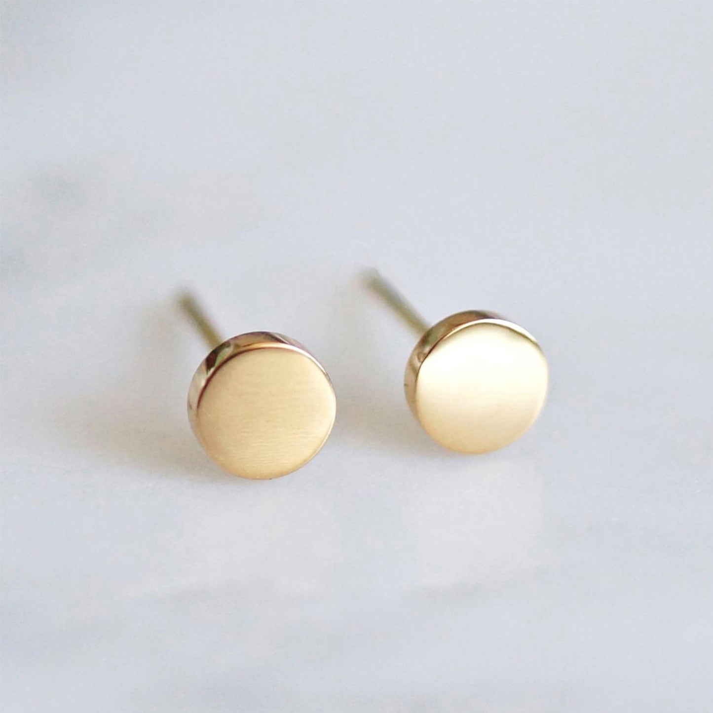 Circle Stud Earrings