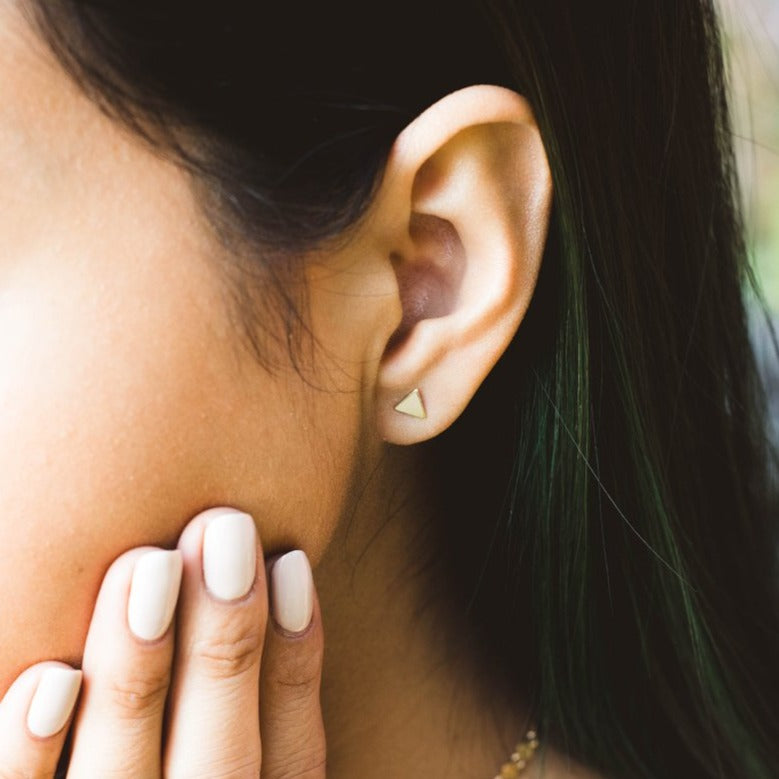Triangle Stud Earrings
