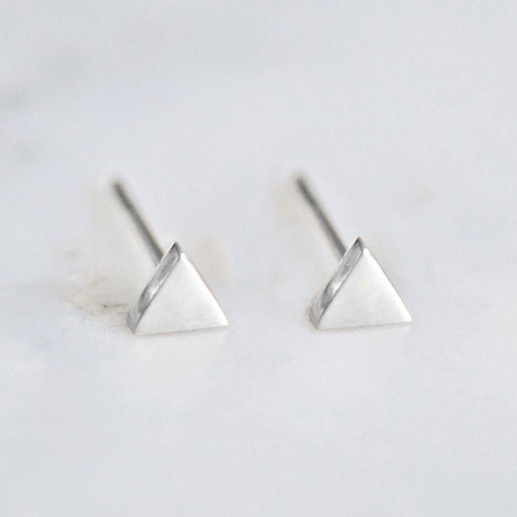 Triangle Stud Earrings