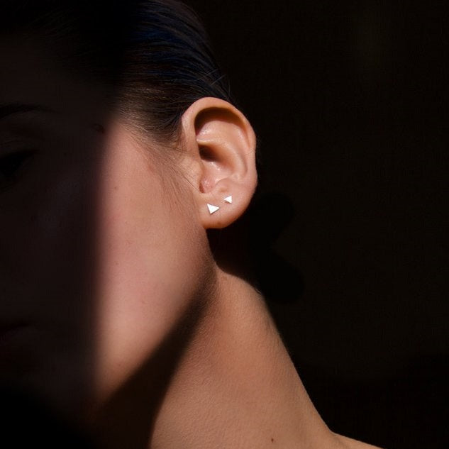 Triangle Stud Earrings
