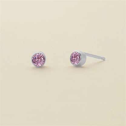 Birthstone Stud Earrings