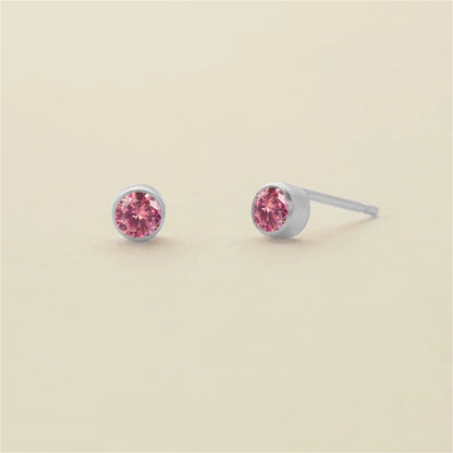 Birthstone Stud Earrings