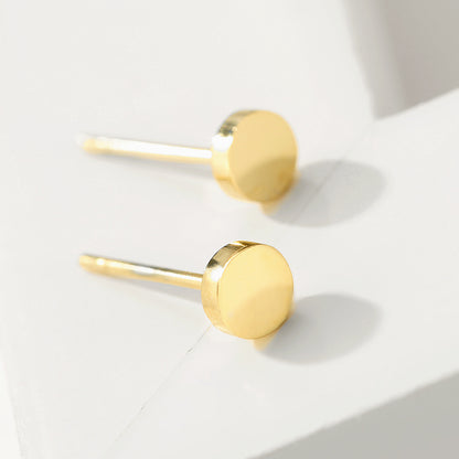 Circle Stud Earrings