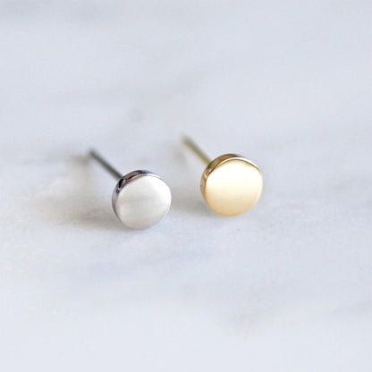 Circle Stud Earrings
