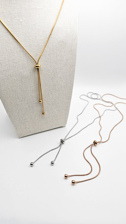Eterna Gleam Slider Necklace