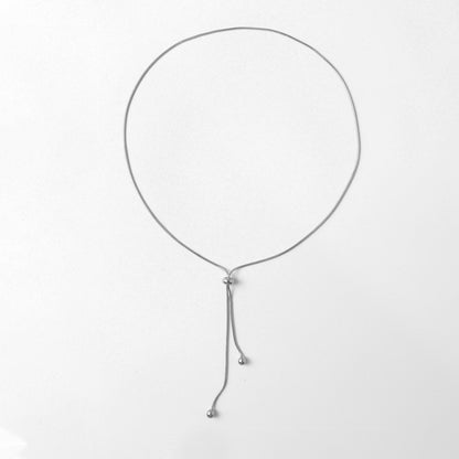 Eterna Gleam Slider Necklace