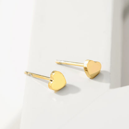 Heart Stud Earrings