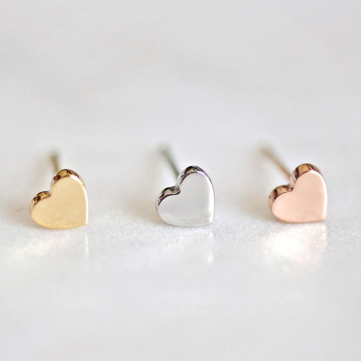 Heart Stud Earrings