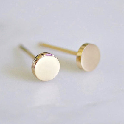 Circle Stud Earrings