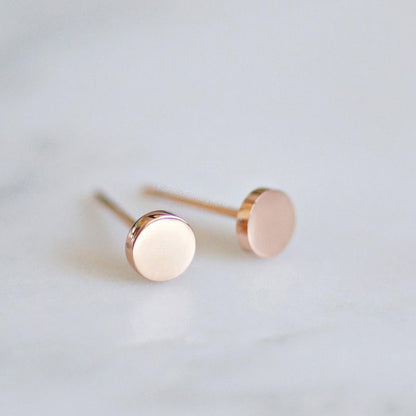 Circle Stud Earrings